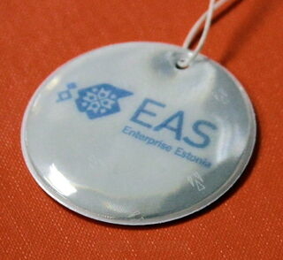 EAS helkurid koos trükitud logiga.