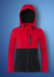Ladies Hooded Contrast Shoftshell 2. picture