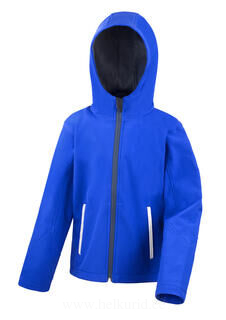 Kids TX Performance Hooded Softshell Jacket 4. picture